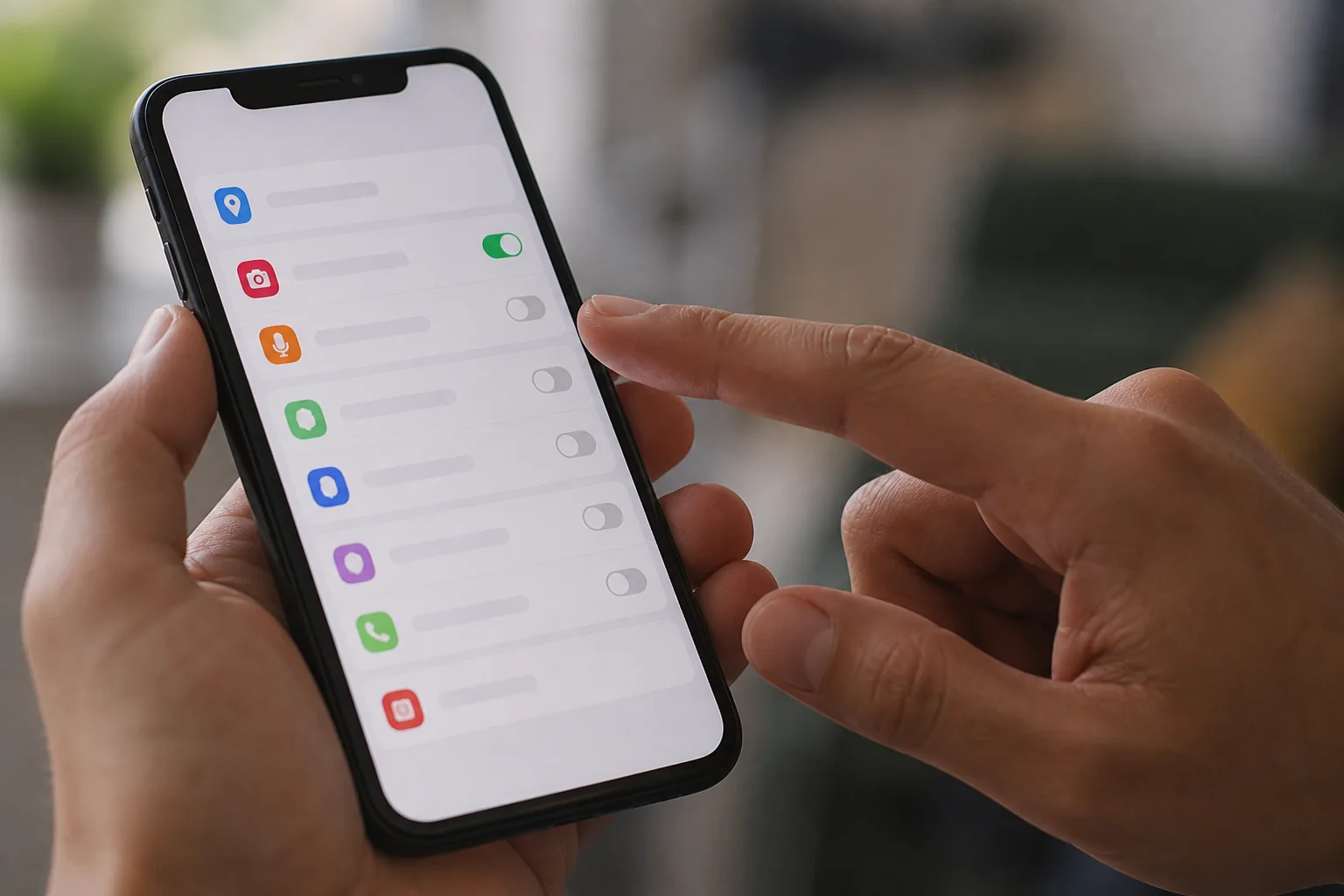 Přehled přístupu aplikací k citlivým funkcím telefonu